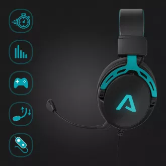 LAMAX Heroes Defender1 - slušalke - črne