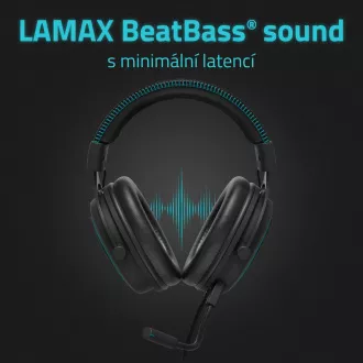 LAMAX Heroes General1 - Slušalke - črne