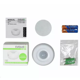EVOLVEO PIR, pametni WiFi brezžični stropni 360° PIR senzor gibanja