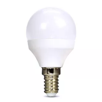 Solight LED žarnica, miniglobe, 6W, E14, 3000K, 510lm, bela