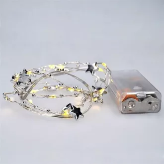 Solight LED veriga z okraski, 20LED veriga, 1m, 2x AA, IP20
