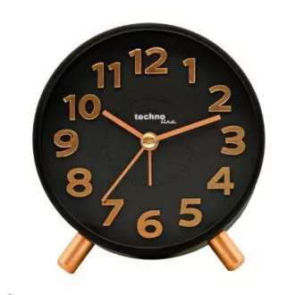Analogna budilka TechnoLine Modell F, črna