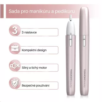 TOUCHBeauty 2035 Brusilnik za manikuro in pedikuro 3v1