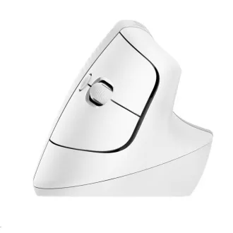 Logitech Lift Vertical Ergonomska miška za poslovne računalnike, Mac, belkasto-siva