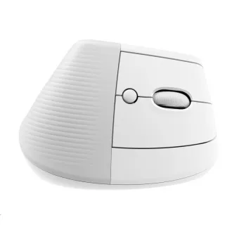 Logitech Lift Vertical Ergonomska miška za poslovne računalnike, Mac, belkasto-siva