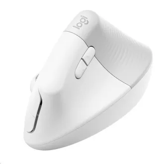 Logitech Lift Vertical Ergonomska miška za poslovne računalnike, Mac, belkasto-siva