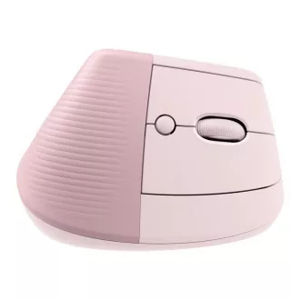 Logitech Lift vertikalna ergonomska miška za poslovne uporabnike, roza