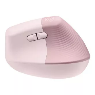 Logitech Lift vertikalna ergonomska miška za poslovne uporabnike, roza