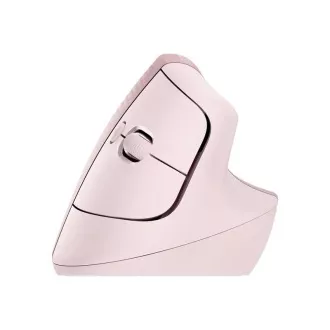 Logitech Lift vertikalna ergonomska miška za poslovne uporabnike, roza
