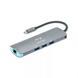 DICOTA USB-C Prenosna priklopna postaja 8 v 1 4K HDMI/PD 100W