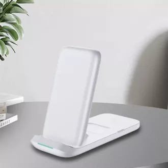 1stCOOL Brezžični polnilec QI 3v1, zložljiv, združljiv z Apple, bel 1stCOOL Brezžični polnilec QI 3v1, zložljiv, združljiv z Apple, bel