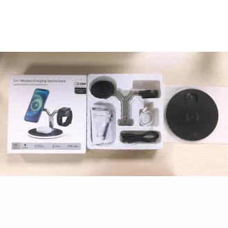 1stCOOL Brezžična polnilna postaja QI 3v1, združljiva s sistemom MagSafe 1stCOOL Brezžična polnilna postaja QI 3v1, združljiva s sistemom MagSafe