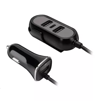 TRACER avto polnilec 12-24V Multicharge 3xUSB 7, 2A   PD 18W