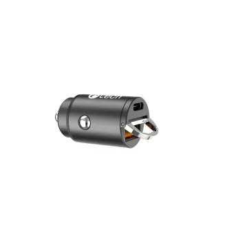 C-TECH USB avtomobilski polnilec UCC-02, 1x tip C   1 x tip A, 30W