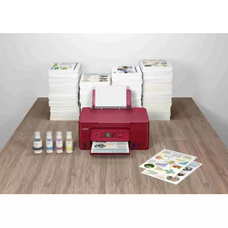 Canon PIXMA Printer Red G3470 RED (kartuše s črnilom za ponovno polnjenje) - MF (tiskanje, kopiranje, skeniranje), USB, Wi-Fi - A4/11min.