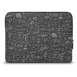 CONNECT IT Kovček Doodle za prenosni računalnik 13,3", črn