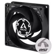 ARCTIC ventilator P8 PWM PST 80 x 80 x 25mm, črn