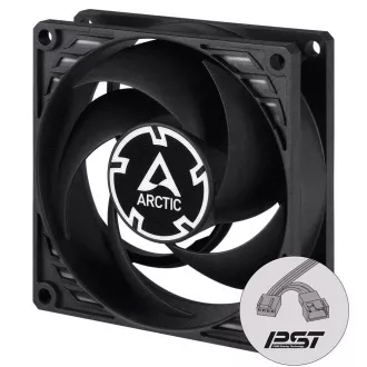 ARCTIC ventilator P8 PWM PST 80 x 80 x 25mm, črn