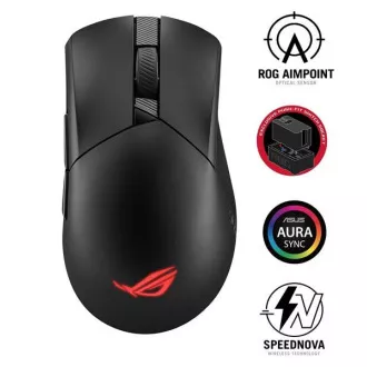 ASUSova miška ROG GLADIUS III Wireless Aimpoint Black, RGB, Bluetooth ASUSova miška ROG GLADIUS III Wireless Aimpoint Black, RGB, Bluetooth