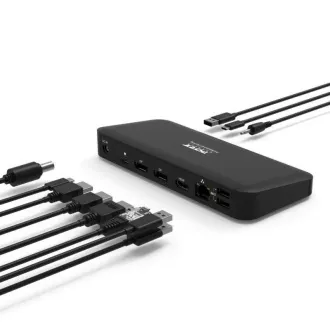 PORT priklopna postaja za do 9 perifernih naprav prek USB-C, črna PORT priklopna postaja za do 9 perifernih naprav prek USB-C, črna