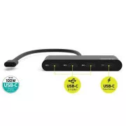 PORT hub USB-C s 3x USB-C 3.1 priključki   1x USB-C 100 W PD