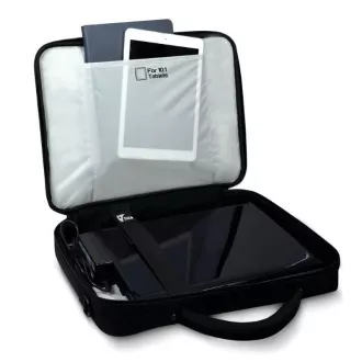 PORT torba za prenosni računalnik COURCHEVEL Clamshell, 15, 6" in tablični računalnik 10, 1", črna