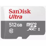 Sandisk MicroSDXC 512 GB Ultra (100 MB/s, razred 10 UHS-I, Android)