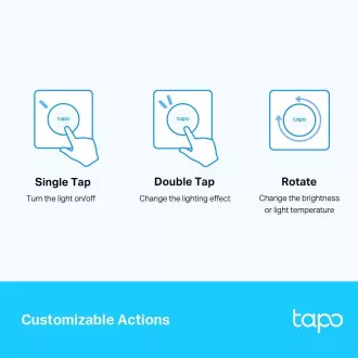 Pametni gumb TP-Link Tapo S200D z okvirjem za namestitev