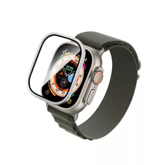 COTECi Okvir iz titanove zlitine s safirno folijo za Apple Watch Ultra 49 mm