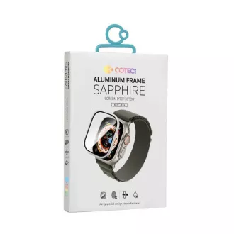 COTECi Okvir iz titanove zlitine s safirno folijo za Apple Watch Ultra 49 mm