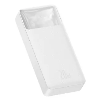 Baseus Bipow powerbank z digitalnim zaslonom 20000mAh 20W bela