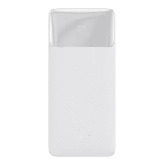 Baseus Bipow powerbank z digitalnim zaslonom 30000mAh 15W bela