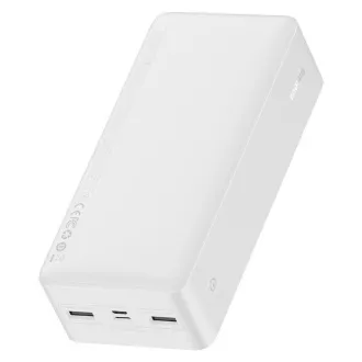 Baseus Bipow powerbank z digitalnim zaslonom 30000mAh 15W bela