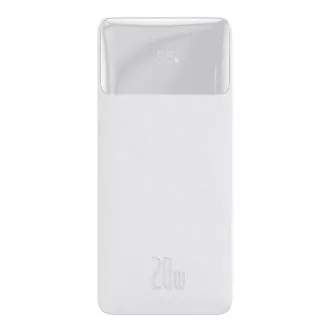 Baseus Bipow powerbank z digitalnim zaslonom 30000mAh 20W bela
