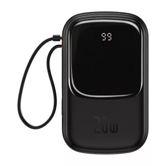 Baseus Qpow Pro Digitalni zaslon Hitro polnjenje Power Bank 20000mAh 20W iP Black Baseus Qpow Pro Digitalni zaslon Hitro polnjenje Power Bank 20000mAh 20W iP Black
