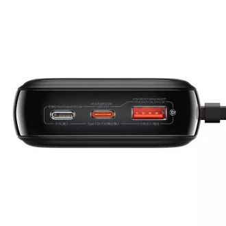 Baseus Qpow Pro Digitalni zaslon Hitro polnjenje Power Bank 20000mAh 20W iP Black Baseus Qpow Pro Digitalni zaslon Hitro polnjenje Power Bank 20000mAh 20W iP Black