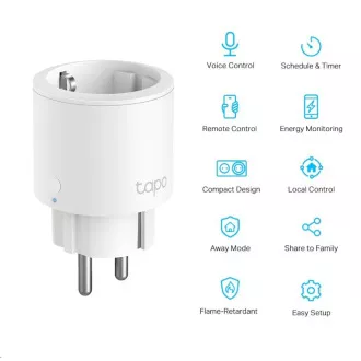 TP-Link Tapo P115(1-pack)(EU) pametna mini vtičnica WiFi (3680W, 16A, 2, 4 GHz, BT)