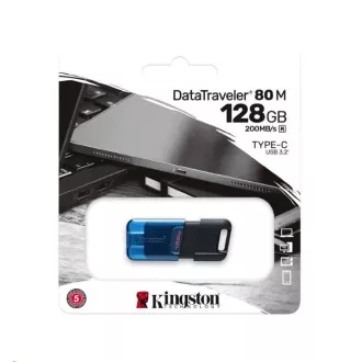 Kingstonov bliskovni disk 128 GB DataTraveler DT80 M (USB-C 3.2 Gen 1) Kingstonov bliskovni disk 128 GB DataTraveler DT80 M (USB-C 3.2 Gen 1)