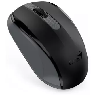 GENIUS miška NX-8008S/ 1200 dpi/ brezžična/ tiha/ senzor BlueEye/ črna