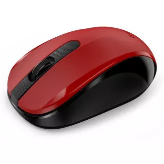GENIUS miška NX-8008S/ 1200 dpi/ brezžična/ tiha/ senzor BlueEye/ rdeča