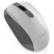 GENIUS miška NX-8008S/ 1200 dpi/ brezžična/ tiha/ senzor BlueEye/ bela/siva