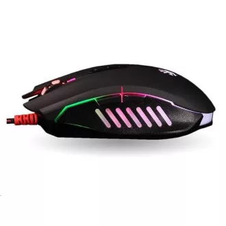 A4tech gaming miška BLOODY Q81, 3200DPI, USB, RGB, črna