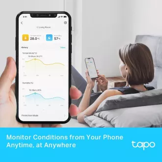 TP-Link Tapo T315 pametni merilnik temperature in vlage z 2,7-palčnim LCD zaslonom TP-Link Tapo T315 pametni merilnik temperature in vlage z 2,7-palčnim LCD zaslonom