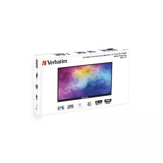 Verbatim PMT-14 Prenosni monitor na dotik 14" Full HD 1080p Kovinsko ohišje Verbatim PMT-14 Prenosni monitor na dotik 14" Full HD 1080p Kovinsko ohišje