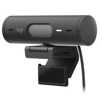 Spletna kamera Logitech BRIO 500, grafitna