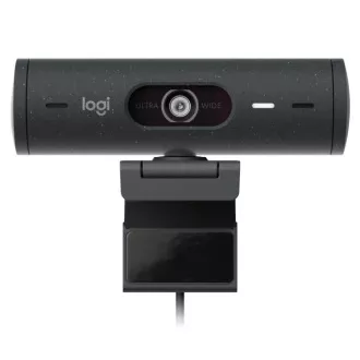 Spletna kamera Logitech BRIO 500, grafitna