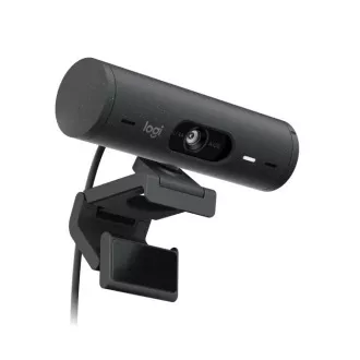 Spletna kamera Logitech BRIO 500, grafitna