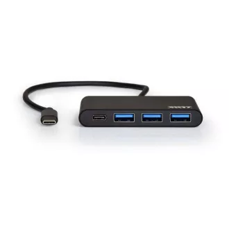 PORT USB-C HUB, 3x USB 3.0 1x USB-C, črn PORT USB-C HUB, 3x USB 3.0 1x USB-C, črn