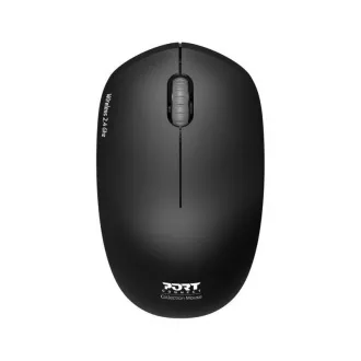PORT Brezžična miška Wireless Mouse Wireless COLLECTION, ključ USB-A, 2,4 GHz, 1600DPI, črna PORT Brezžična miška Wireless Mouse Wireless COLLECTION, ključ USB-A, 2,4 GHz, 1600DPI, črna