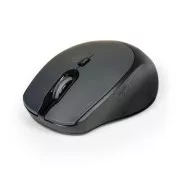 PORT brezžična miška SILENT, USB-A/USB-C, 2, 4Ghz, 1600DPI, črna